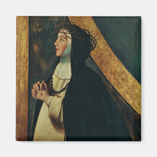 Íman Santa Catarina de Siena por Juan Bautista Maino