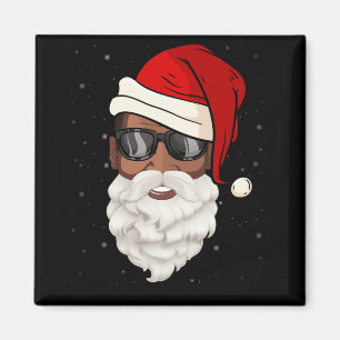 Íman Santa Claus Black Xmas Papai noel Afro-Americano