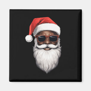Íman Santa Claus Black Xmas Papai noel Afro-Americano