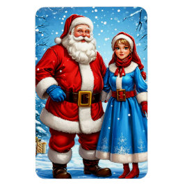 Íman Santa Claus e Neve Maiden