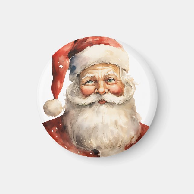 Íman Santa Claus Retro Natal (Frente)