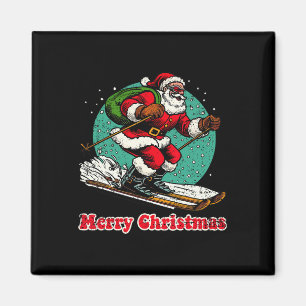Íman Santa Claus Snowboard Felry Natal Ho