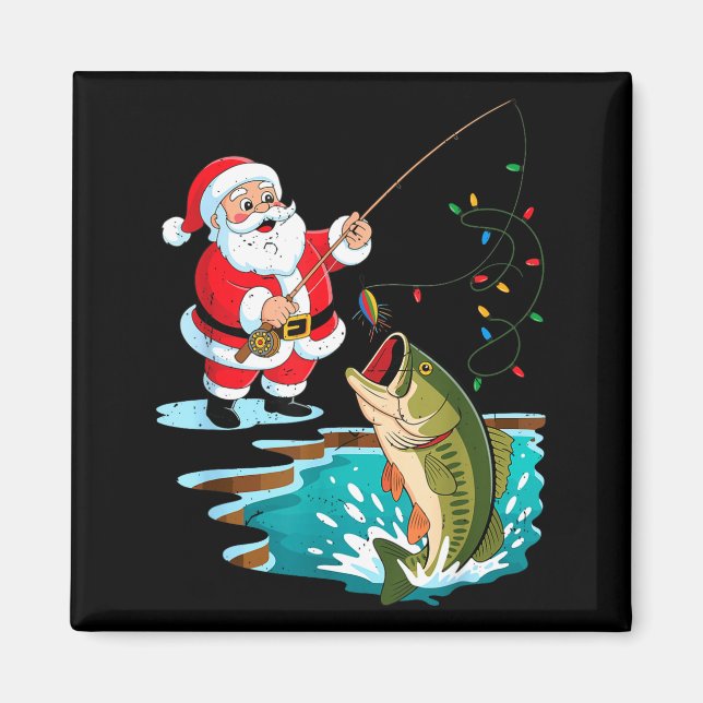 Íman Santa Fishing Lure B Fish Christmas Pajamas Boy To (Frente)