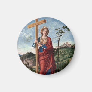 Íman Santa Helena com a Vera Cruz Arte Sacra