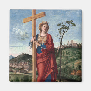 Íman Santa Helena com a Vera Cruz Arte Sacra
