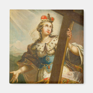 Íman Santa Helena com a Vera Cruz Arte Sacra
