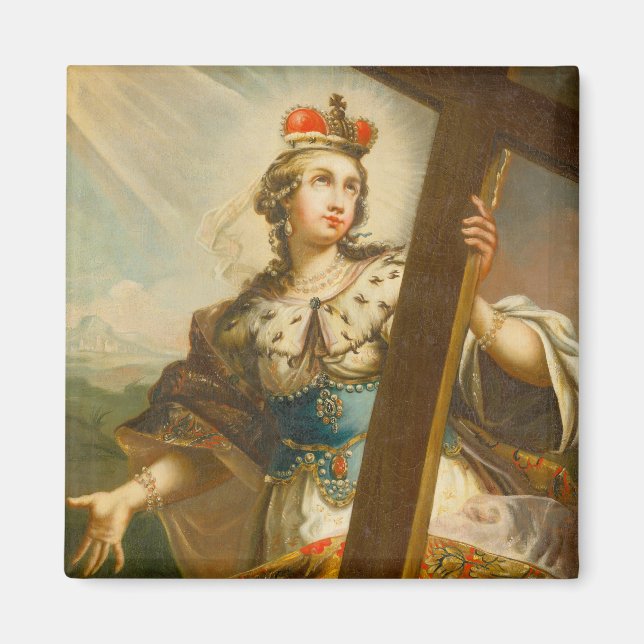 Íman Santa Helena com a Vera Cruz Arte Sacra (Frente)