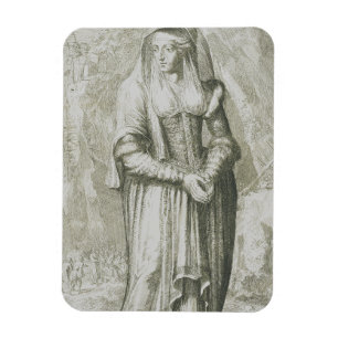 Íman Santa Hildegarda de Bingen Arte Mística Medieval