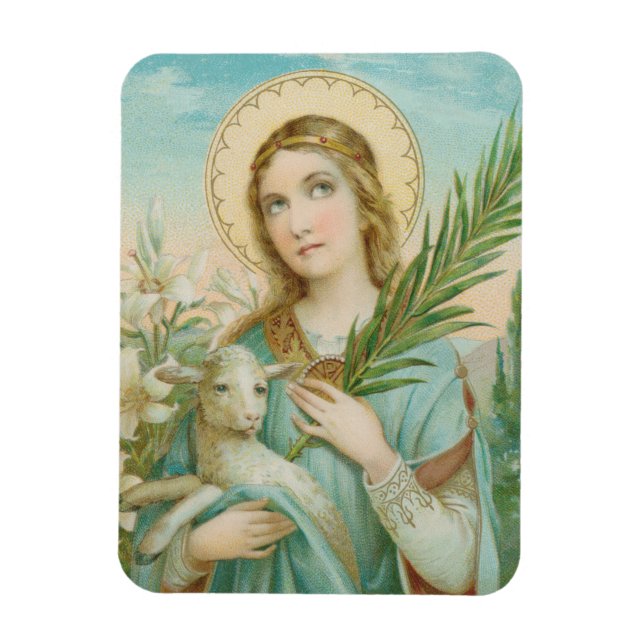 Íman Santa Inês de Roma (MH 01) (Vertical)
