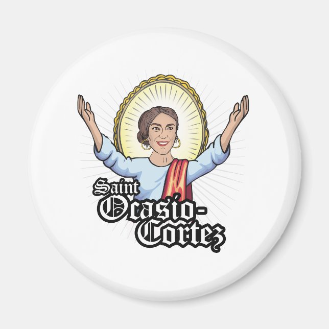 Íman Santa Ocasio-Cortez (Frente)