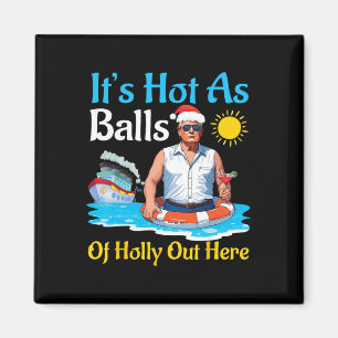 Íman Santa Trump Está Quente Como Holly Aqui Fora Dia D