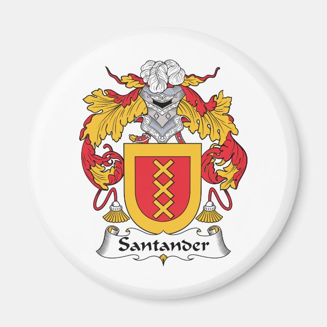 Íman Santander Family Crest (Frente)