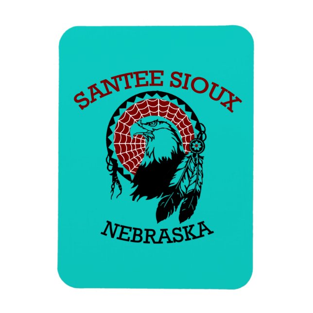 Íman Santee Sioux - Magnet flexível (Vertical)