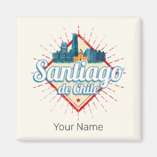 Íman Santiago do Chile, Feriado, Retro Skyline