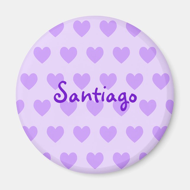 Íman Santiago em Púrpura (Frente)