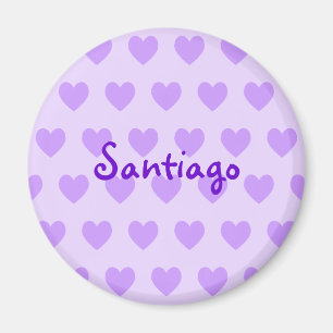 Íman Santiago no roxo