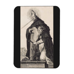 Íman Santo Albert o Excelente e santo Thomas Aquinas