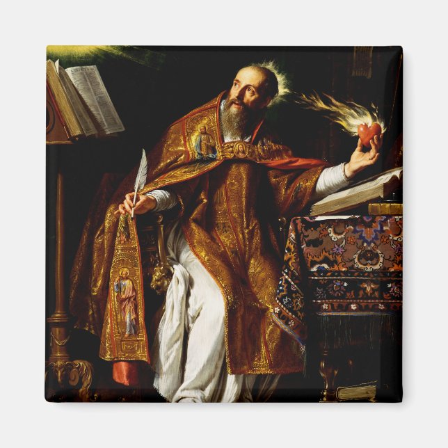 Íman Santo Augustine de Hippo (Frente)