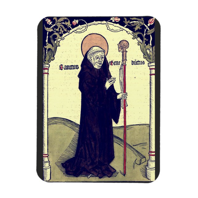 Íman Santo Benedito de Núrsia Pai do Monasticismo (Vertical)