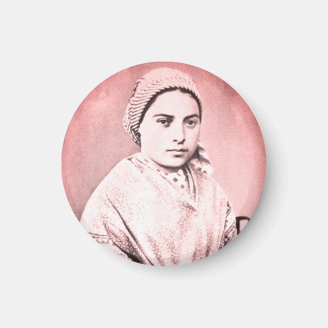 Íman Santo Bernadette Soubirous quando criança (Frente)