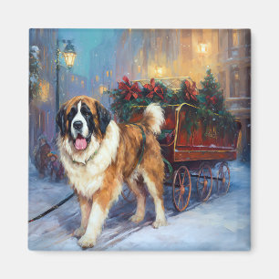 Íman Santo Bernard Christmas Fesason Season