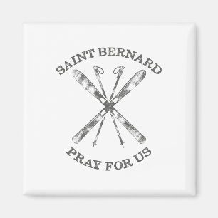Íman Santo Bernard De Montjoux Ski Gifts Winter Sk