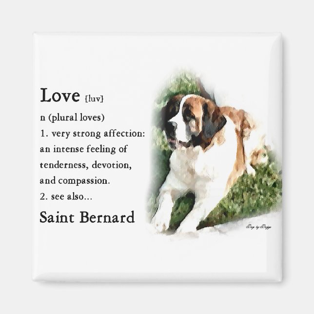 Íman Santo Bernard Lovers (Frente)