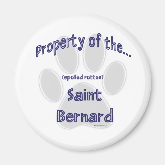 Íman Santo Bernard Property - Magnet (Frente)