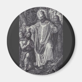 Íman Santo Boniface Inglês Benedictine monge