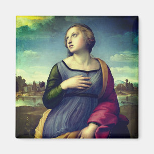 Íman Santo Catherine de Alexandria, por Raphael