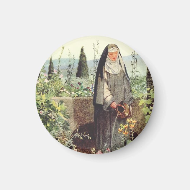 Íman Santo Catherine de Siena (Frente)