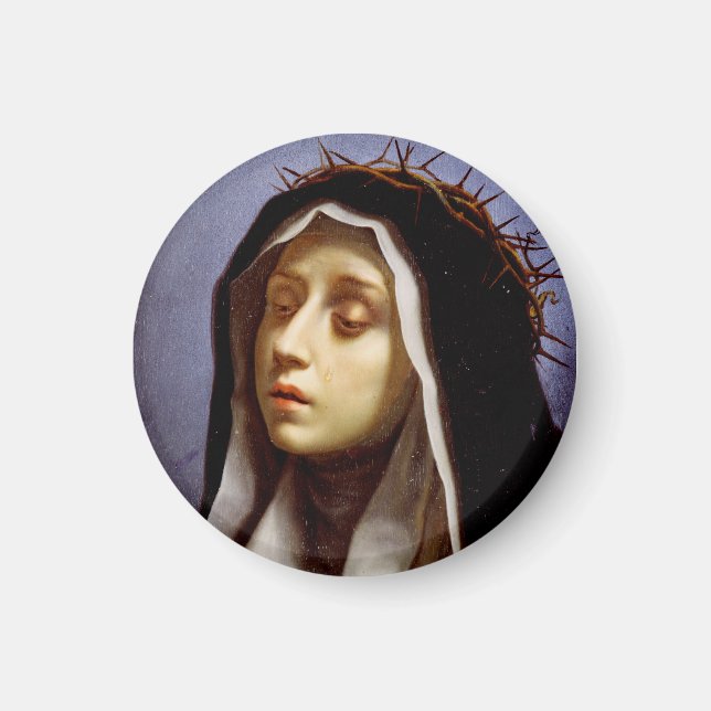 Íman Santo Catherine de Siena (Frente)