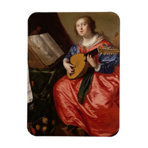 Íman Santo Cecilia (óleo em canvas)