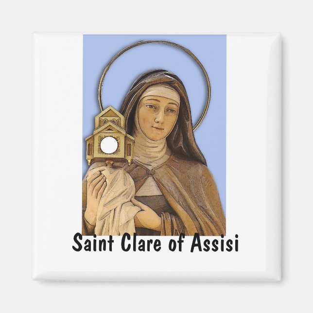 Íman Santo Clare de Assisi (Frente)