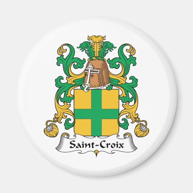Íman Santo-Croix Family Crest (Frente)