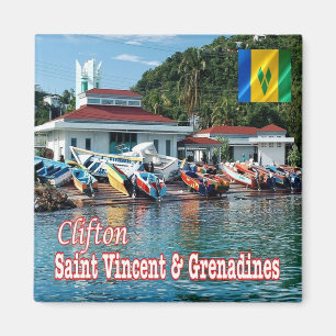 Íman SANTO de VC Vincent the Grenadines Clifton Fisheri