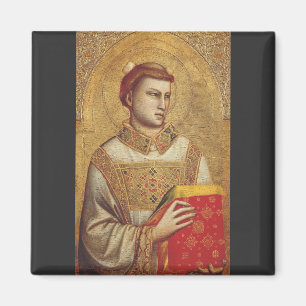 Íman Santo Estêvão por Reprodução de Arte Fina de Giott
