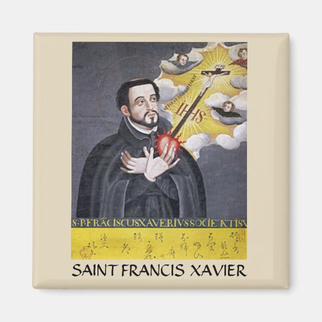 Íman Santo Francis Xavier Retrait Magnet (Frente)