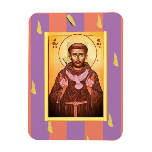 Íman Santo Francisco de Assisi - Imagem Flexível (Vertical)