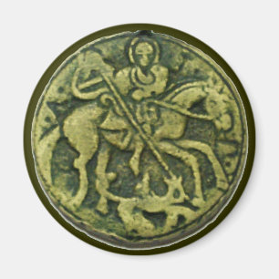ÍMAN SANTO GEORGE E DRAGON MEDALLION