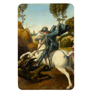 Íman Santo George e o Dragão, 1506 por Raphael