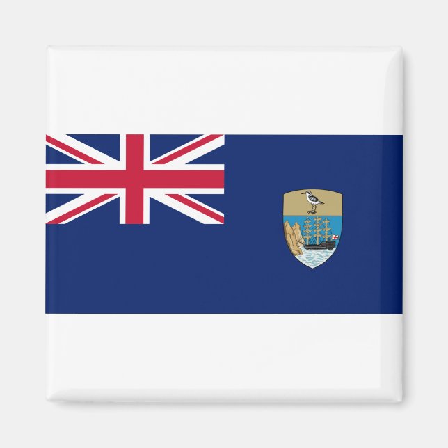 Íman Santo Helena Flag (Frente)