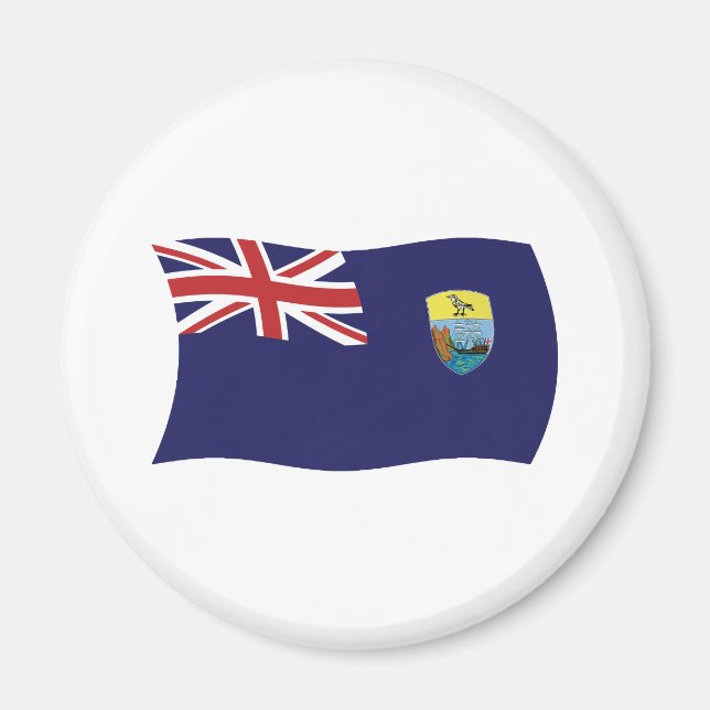 Íman Santo Helena Flag Magnet (Frente)