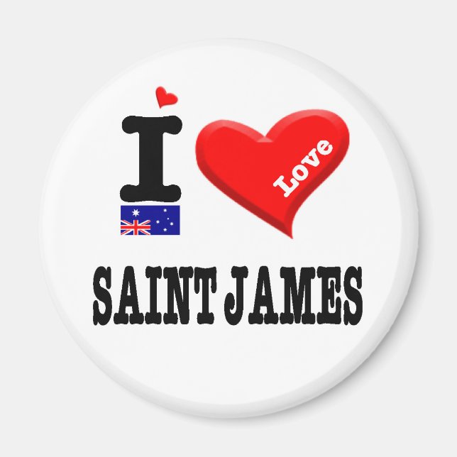 Íman SANTO JAMES - Eu Amo (Frente)