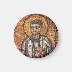 Íman Santo Lawrence Impressão de Arte Mosaico Ortodoxa