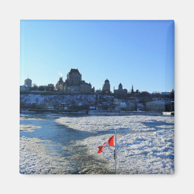 Íman Santo Lawrence River & Old Quebec City, Quebec (Frente)