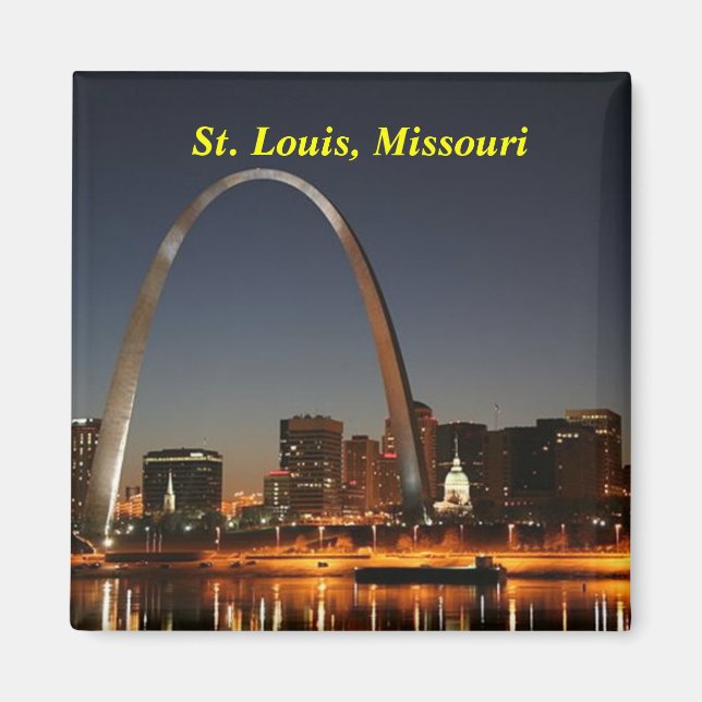 Íman Santo Louis Missouri magnet (Frente)