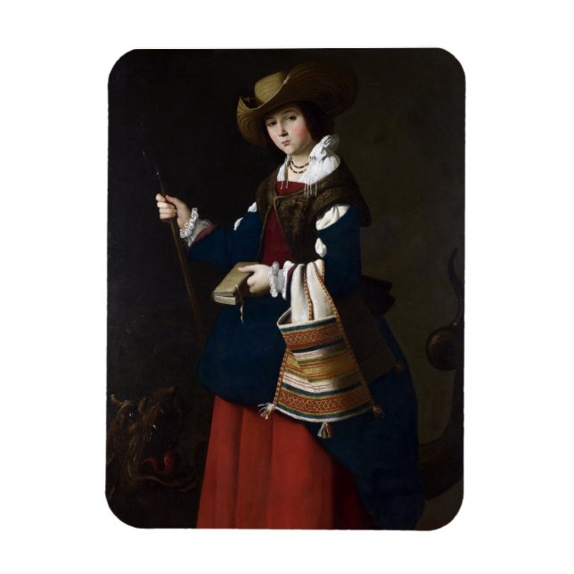 Íman Santo Margaret como pastora (Vertical)