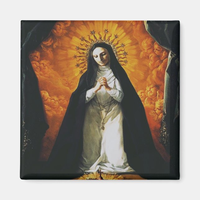 Íman Santo Margaret Mary Alacoque (Frente)