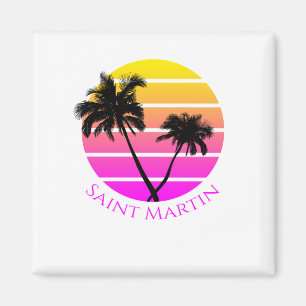 Íman Santo Martin das Palmeiras de Retro Beach